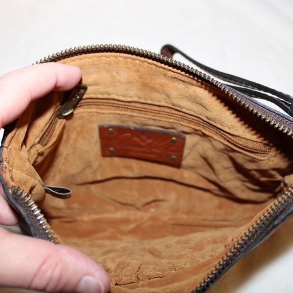 Patricia Nash Soft Leather Studded Wristlet Purse